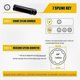 thumbnail image 4 of 6 Spline Lug Nut Socket and Key Set, 2-Piece Dual Hex Drive Wheel Lock Removal Tool for Aftermarket Rims, 4 of 5