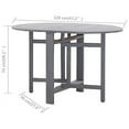 thumbnail image 2 of vidaXL Garden Table Gray 47.2"x27.6"x29.1" Solid Acacia Wood, 46325, 2 of 9