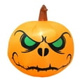 thumbnail image 1 of Calabaza inflable de Halloween, decoración de Halloween de 4 pies, adorno de exterior aterrador para centros comerciales, caminos, patios, fiestas y, 1 of 8