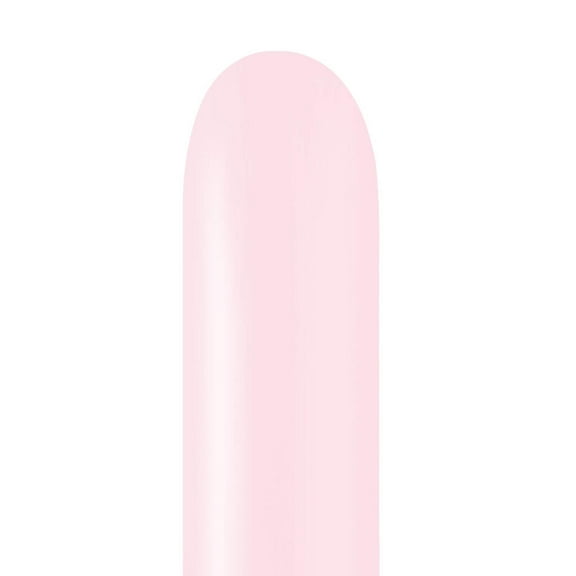 260K Kalisan Standard Light Pink Latex Entertainer Balloons (100 Pack) - Party Supplies Decorations