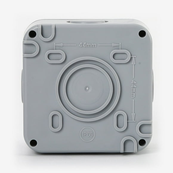 20A 2 Gang Weatherproof Junction Box Outdoor Switch Switch Waterproof Ip66 Abs