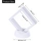 thumbnail image 2 of 4 Pcs 3D Floating Display Case, 4.33 x 4.33 Inch Floating Frame Display Holder Stand, Transparent PE Jewelry Storage Box, White, 2 of 5