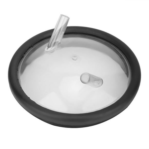 ZPSHYD Couvercle de Seau à Lait, Couvercle de Seau à Lait et Joint Couvercle de Seau à Lait Transparent en Plastique et Joint pour Machine à Traîner Deux couvercles Ouverts