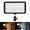 Black, variant on Nieyigj Ultra-thin Studio Video LED Light Panel 3200K/6000K Dual Color Temperature Lamp 228pcs Beads for DSLR Camera DV Camcorder (8.27 inches / 21.00 cm)