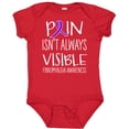 thumbnail image 3 of Inktastic Fibromyalgia Awareness Pain Isn't Always Visible Boys or Girls Baby Bodysuit, 3 of 5