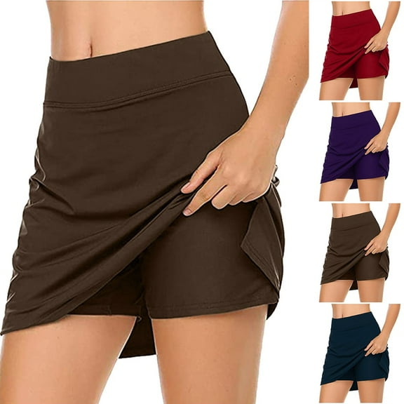 Utoimkio Women's Active Athletic Skorts Lightweight Tennis Skirts Suitable for Running Workout Sports