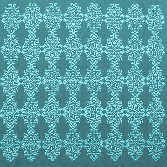 Ahgly Company Indoor Square Abstract Light Blue Contemporary Area Rugs, 8' Square