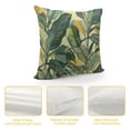 thumbnail image 4 of GOSMITH  Tropical Palm Leaves Throw Pillow Case Banana Jungle Leaf Seamless Floral Pattern Pillow Cushion Cover Home Sofa Decorative, 4 of 5