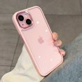 thumbnail image 4 of Funda protectora de lujo con marco de metal para cámara para iPhone 16, 15, 14, 13, 12, 11 Pro Max, 16 Plus, carcasa trasera rígida de acrílico transparente a prueba de golpes, 4 of 5