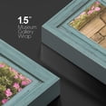 thumbnail image 4 of wall26 Canvas Print Wall Art Window View of Brick Wall &amp; Pink Flowers Nature Wilderness Photography Realism Rustic Landscape Colorful Vibrant for Living Room, Bedroom, Office - 12"x18", 4 of 5