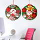 thumbnail image 5 of 2 piezas de adorno de corona navideña con purpurina, corona de papel 3D, diseño navideño, guirnalda colgante, decoraciones para el hogar, habitación, fiesta, artesanía, decoración navideña, 5 of 5