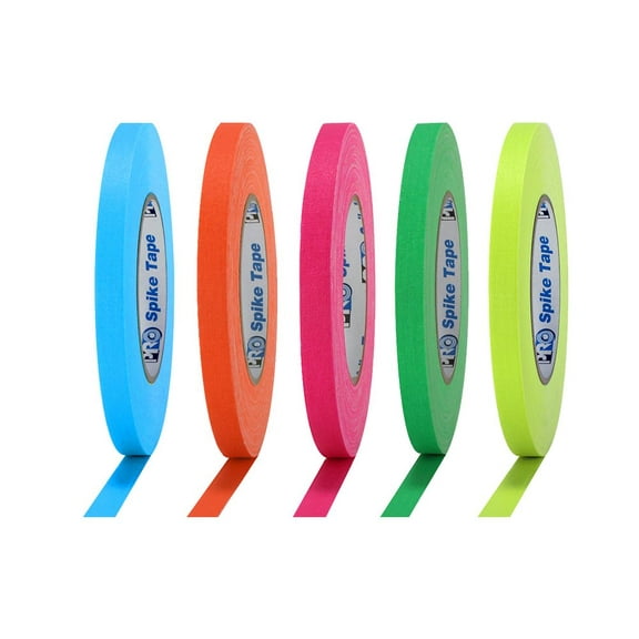 ProTapes Spike Tape 1/2" x 50' Flourecent Spike Tape 5 Pack