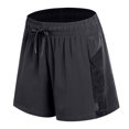 thumbnail image 4 of Pantalones holgados y ajustados de fitness de secado rápido para mujer - Pantalones casuales de nailon con cordón, S-XL, 4 of 4
