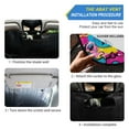 thumbnail image 2 of Girls Face Graffiti Car Windshield Sun Shade Foldable Car Front Window Visor Heat and UV Protection 53x23.5, 2 of 8