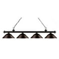 thumbnail image 2 of Z-Lite Riviera 4 Light Billiard Light in Brushed Nickel, 2 of 6