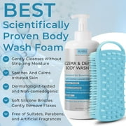 Eczema Body Wash | Sensitive Skin Body Wash Foam | Soothing Cleanser for Eczema Prone Skin | Reduces Dryness & Itching