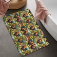 thumbnail image 2 of Green Chicken Sunflower Pattern Bathroom Rugs Mat,Non Slip Microfiber Bathroom Rug,Rubber Backing,Soft Bathroom Mats for Bathroom Floor,Tub and Shower,20x32in(50x80cm), 2 of 5