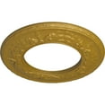 thumbnail image 3 of Ekena Millwork 13 1/4"OD x 7 1/8"ID x 7/8"P Salem Ceiling Medallion (Fits Canopies up to 7 1/8"), Hand-Painted Pharaohs Gold, 3 of 5