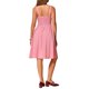 thumbnail image 3 of Vestido sin mangas de cuadros Gingham para mujer Inspire Chic, vestido midi fluido con fruncidos y diseño vintage en rojo, talla M, 3 of 6