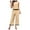 Beige, variante sur Wyzesi Combinaison pour Filles Sommeil Femmes Été Décontracté Ensemble 2 Pcs Débardeur Court Sans Manches Haut Court Pantalon à Jambe Grand Ensembles Survêtement Shorts de Bain Ensemble pour Femmes Entrejambe Femmes Ensemble Short Habillé Décontracté Entrejambe