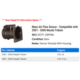 thumbnail image 2 of Mass Air Flow Sensor - Compatible with 2001 - 2006 Mazda Tribute 2002 2003 2004 2005, 2 of 2