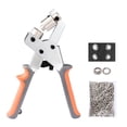 thumbnail image 1 of Yescom Handheld 3/8"(10mm) Eyelets Grommets Portable Manual Machine Press Punch Hole Punch Tool Kit, 500pcs Set Washer, 1 of 11
