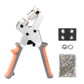 Manual Grommet Press Punch Tool Kit, Hand Eyelet Press Hole Punch Tool,  Chicken Eye Button Five-Claw Four Buttons Rivet Air Eye 
