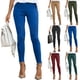 thumbnail image 4 of Pantalones lápiz para mujer, moda europea y americana, pantalones ajustados informales, elásticos, 4 of 5