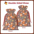 thumbnail image 2 of Honeii Cute Little Fox Print Small Burlap Bags,Christmas Drawstring Treat Bags Gift Bags Reusable Candy Goodie Wrapping Bags for Holiday Party Favors Supplies -Small, 2 of 9
