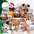 thumbnail image 3 of Set de animales de peluche Foilswirl Safari Forest, 30 unidades, para niños, 3 of 6