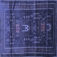 thumbnail image 1 of Ahgly Company Indoor Square Persian Blue Traditional Area Rugs, 6' Square, 1 of 4