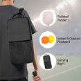 thumbnail image 2 of Pickleball Paddles Set Of 1, Fiberglass Surface, World Map Print, 1 Paddle, 2 Balls & Bag, 2 of 5