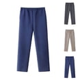 thumbnail image 4 of Kalauyu Mens Quilted Loungewear Pants Elastic Waist Thermal Sleep Trousers, Warm Diamond Stitch Pants, 4 of 4