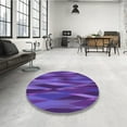 thumbnail image 4 of Ahgly Company Machine Washable Indoor Rectangle Transitional Aztech Purple Area Rugs, 7' x 10', 4 of 7