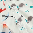 thumbnail image 6 of Bagilaanoe 2pcs Toddler Baby Boy Girl Shorts Set Short Sleeve Print Shirt Tops + Shorts 6M 12M 18M 24M 3T 4T Kids Casual Summer Clothes, 6 of 8