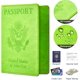 thumbnail image 4 of Combo de porta pasaporte y tarjeta de vacunas Kunmingshisd con ranura para tarjeta de vacunas, billetera para pasaporte, funda para pasaporte, estuche para pasaporte, porta pasaporte para mujeres y ho, 4 of 5