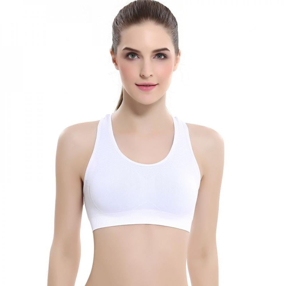 Details about   Seamless Sports Bra Top Gym Fitness Women Running Crop Tops Push Up Padded Bra 