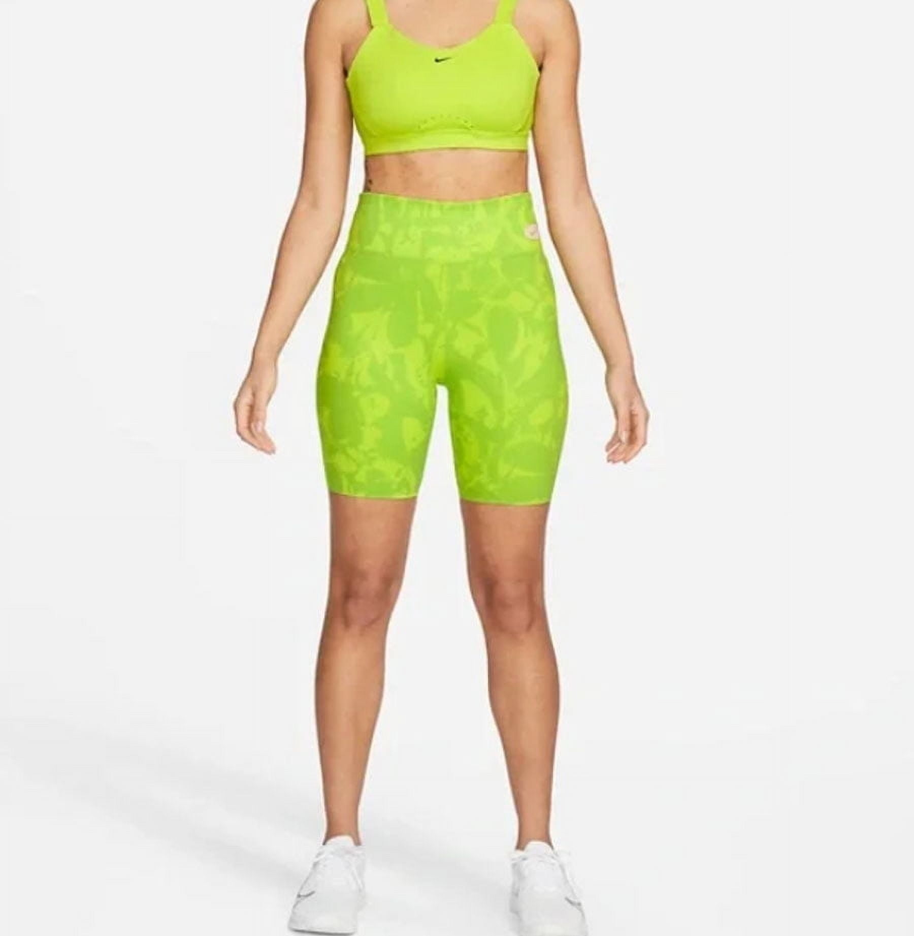 nike neon biker shorts