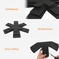 thumbnail image 3 of EEEkit Pot Pan Protectors, 12pcs Cookware Separator Pads, 3 Sizes Pan Protectors for Stacking and Scratch Protection, Black, 3 of 6