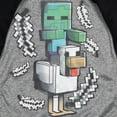thumbnail image 3 of Minecraft Zombie Big Boys Fleece Pullover Hoodie Little Kid to Big, 3 of 5