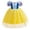 A, variant on Girls Snow White Princess Dress Up Kids Halloween Cosplay Birthday Party Dress Up with Cape