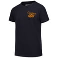 thumbnail image 2 of Youth Black Oklahoma State Cowboys Hyperlocal Comfort Colors T-Shirt, 2 of 3