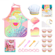thumbnail image 2 of "Juego De 26pz Disfraces De Chef Para Niños, Incluye Delantal Belug, Rosa ", 2 of 5