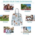 thumbnail image 5 of Lsque Sea Turtle Patten Youth Hoodie Sweatshirt Pullover with Kangaroo Pocket Boys and Girls Hoodie Warm Hoodie for Kids-Small, 5 of 6