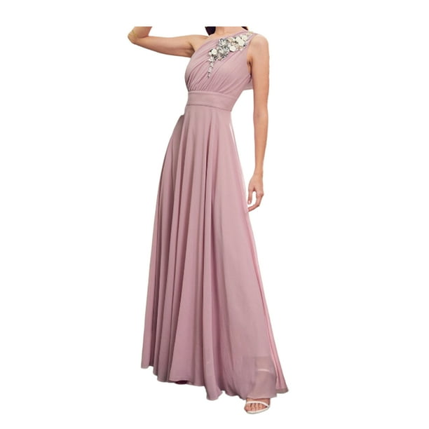 Maxi Vestido de Noche Fiesta Elegante Un Hombro Dama Dara Baby Vest086