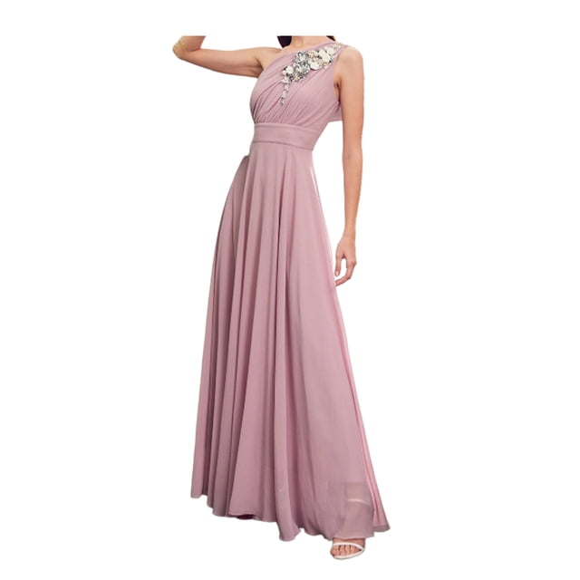 Maxi Vestido de Noche Fiesta Elegante Un Hombro Dama Dara Baby Vest086