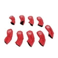 thumbnail image 4 of Club Headcovers,  Iron Head Covers Practical Dustproof 9Pcs With Numbers For Court Red,Blue,Black,White, 4 of 8