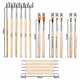 thumbnail image 2 of 19 Pcs Acrylic Nail Brush Set, Beauty Nail Art Brushes For Acrylic Application, Professional Drawing Uv Gel Nail Brush Dotting Pen Art Tip Builder Bru, 2 of 5