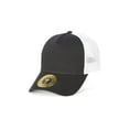 thumbnail image 1 of TopHeadwear Jersey Knit Five Panel Pro Style Mesh Back Caps, Black/White, 1 of 2