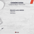 thumbnail image 2 of 4Pk LTS 039 0287C001 Black Compatible for Canon ImageClass LBP351dn Toner, 2 of 5